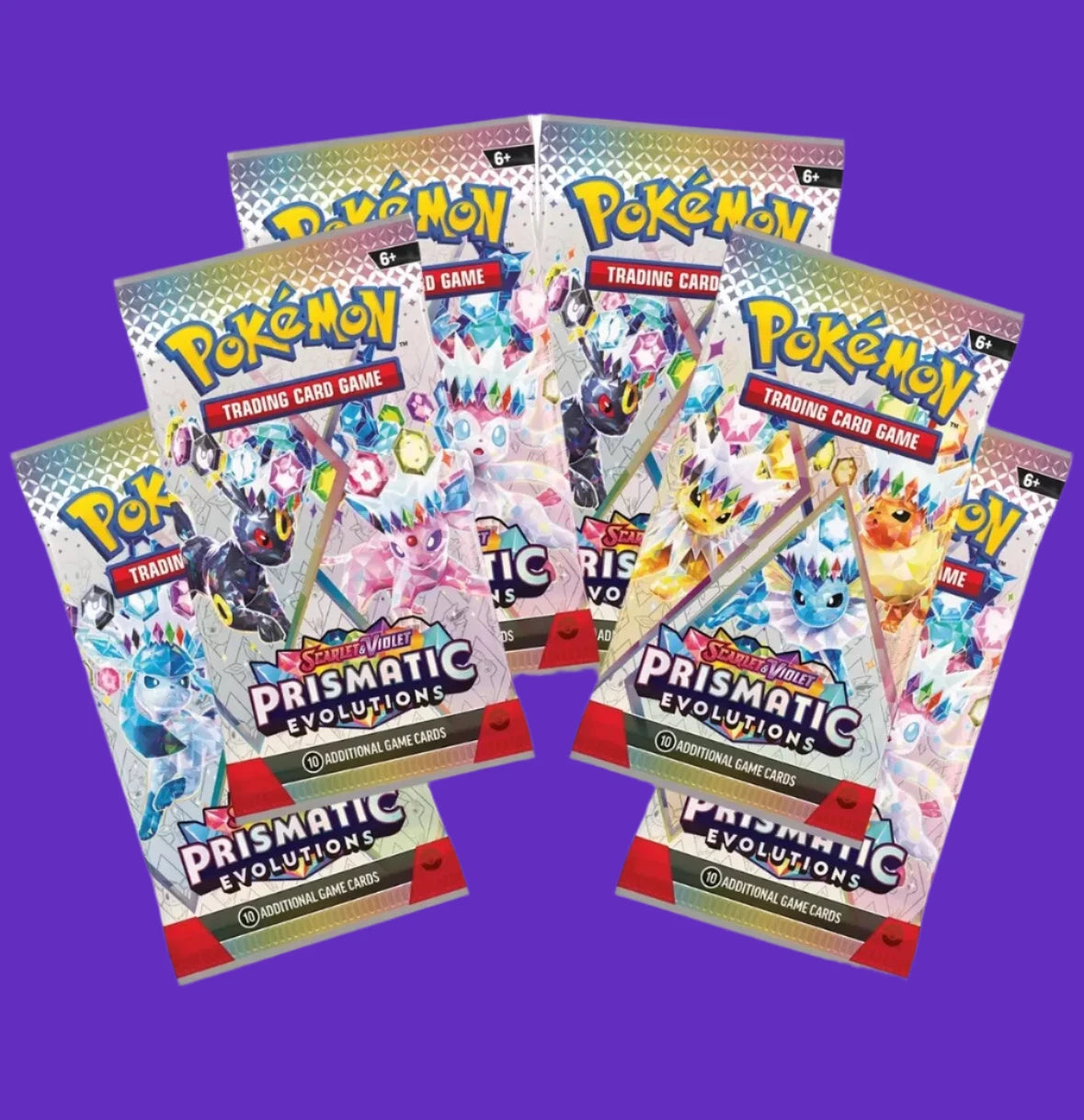 PRE-ORDER 1x (Box of 10) Pokémon TCG: Scarlet & Violet 8.5 - Prismatic Evolutions Booster Bundle