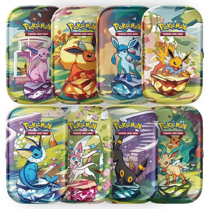 PRE-ORDER - Box of 8:  Pokémon TCG: Scarlet & Violet 8.5 - Prismatic Evolutions – Mini Tin Assorted