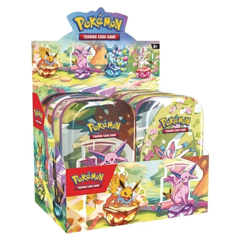 PRE-ORDER - Box of 8:  Pokémon TCG: Scarlet & Violet 8.5 - Prismatic Evolutions – Mini Tin Assorted